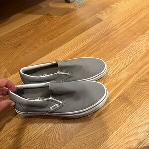 Vans Gray Slip-On Sneakers